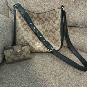 Coach Brown and Black Women's Bag